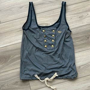 Obey Striped Tank Top - XXS